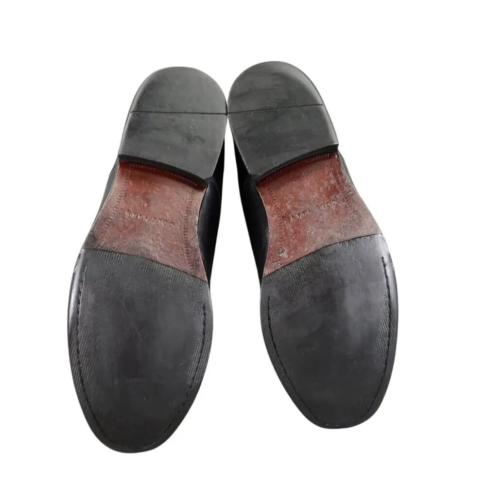 Cole Haan Shoes Men 12 Oxford Broadway Cap Toe Leather Black Classic Dress Event